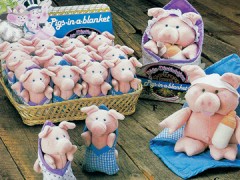 Howard Wexler Pigs in a Blanket Plush Toy