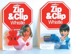 Howard Wexler Zip and Clip Whistle Toy