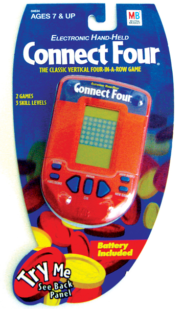 Howard Wexler Electronic Hand- Held Connect 4 Game